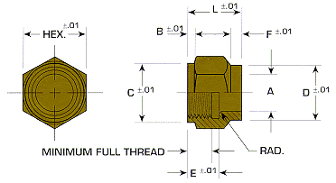 Female Fitting Tube-O-Type Illustration